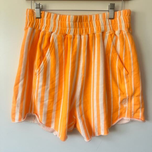 🆕Free People "All Star Stripe" Shorts in Clementine White SZ S NWOT - Picture 3 of 7